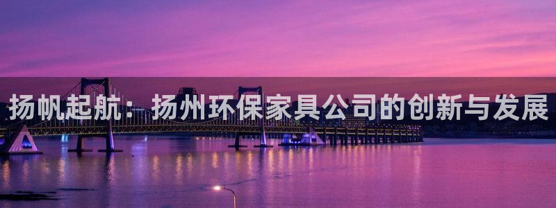 沐鸣官网主管：扬帆起航：扬州环保家具公司的创新与发展