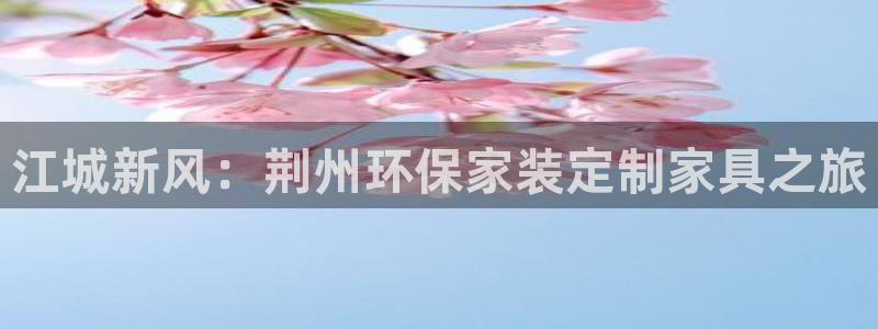 沐鸣平台登录网站：江城新风：荆州环保家装定制家具之旅