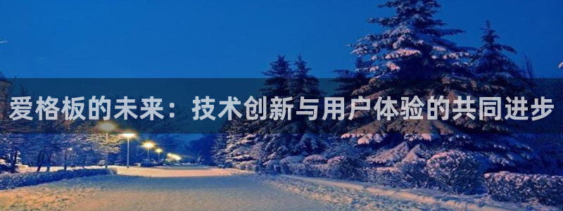 沐鸣平台没有了:爱格板的未来:技术创新与用户体验的共同进步